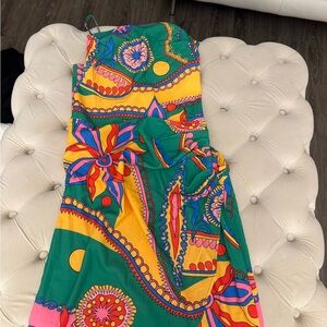 Vibrant Multicolor Maxi Dress